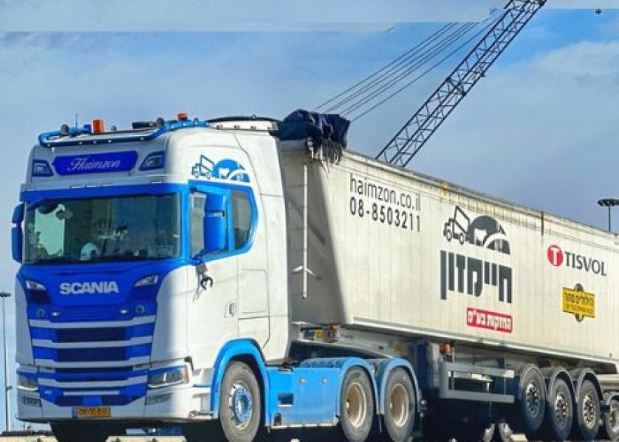 תמונה של משאית מחברת חיימזון
